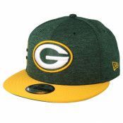 New Era - NFL Grön snapback Keps - Green Bay Packers 9Fifty On Field Emerald/Yelow Snapback @ Hatstore