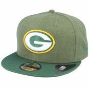 New Era - NFL Grön snapback Keps - Green Bay Packers Heather Crown 9Fifty Green Snapback @ Hatstore