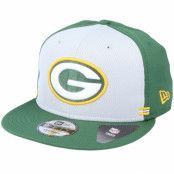 New Era - NFL Grön snapback Keps - Green Bay Packers NFL 20 Side Lines Home Em 9Fifty OTC Grey/Green Snapback @ Hatstore