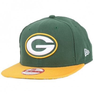 New Era - NFL Grön snapback Keps - Green Bay Packers NFL Sideline 9Fifty Snapback @ Hatstore