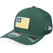 New Era - NFL Grön trucker Keps - Green Bay Packers 9SEVENTY Flag Green Trucker @ Hatstore