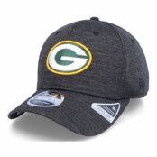 New Era - NFL Svart adjustable Keps - Green Bay Packers Total Shadow Tech 9Fifty Black Adjustable @ Hatstore