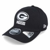 New Era - NFL Svart adjustable Keps - Hatstore Exclusive x Green Bay Packers Essential 9Fifty Stretch Black Adjustable @ Hatstore