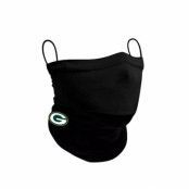 New Era - NFL Svart Mask - Green Bay Packers 1-Pack Black Neck Gaiter @ Hatstore