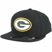 New Era - NFL Svart snapback Keps - Green Bay Packers Dryera Tech 9Fifty Black Snapback @ Hatstore