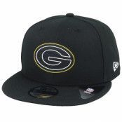 New Era - NFL Svart snapback Keps - Green Bay Packers NFL 20 Draft Official 9Fifty Black Snapback @ Hatstore