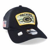 New Era - NFL Svart trucker Keps - Green Bay Packers NFL Salute To Service 9TWENTY Black/Camo Trucker @ Hatstore