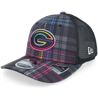 New Era - NFL Svart trucker Keps - Green Bay Packers NFL24 Crucial Catch 9SEVENTY Tartarn Trucker @ Hatstore