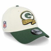 New Era - NFL Vit flexfit Keps - Green Bay Packers NFL22 Sideline 39THIRTY White/Green Flexfit @ Hatstore