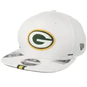 New Era - NFL Vit snapback Keps - Green Bay Packers 9Fifty On Field 19 Training White Snapback @ Hatstore