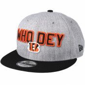 Keps Cincinnati Bengals 2018 NFL Draft On-Stage Grey/Black Snapback - New Era - Grå Snapback