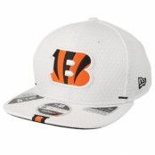 Keps Cincinnati Bengals 9Fifty On Field 19 Training White Snapback - New Era - Vit Snapback