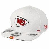 Keps Kansas City Chiefs 9Fifty On Field 19 Training White Snapback - New Era - Vit Snapback