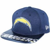 Keps Los Angeles Chargers Draft 2017 9Fifty Navy Snapback - New Era - Blå Snapback