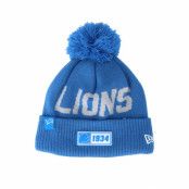 Mössa Detroit Lions On Field 19 Sport Knit Blue/Light Blue Pom - New Era - Blå Tofs