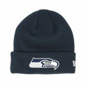 Mössa Seattle Seahawks Team Essential Knit Navy/White Cuff - New Era