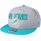 Keps Miami Dolphins 2018 NFL Draft On-Stage Grey/Teal Snapback - New Era - Grå Snapback