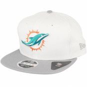 Keps Miami Dolphins Contrast Crown 9Fifty White Snapback - New Era - Vit Snapback