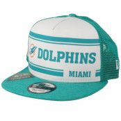 Keps Miami Dolphins On Field 19 9Fifty 1970 White/Teal Trucker - New Era - Grön Trucker