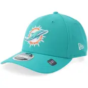 New Era - NFL Blå adjustable Keps - Miami Dolphins NFL Team 9FORTY M-crown Teal Adjustable @ Hatstore