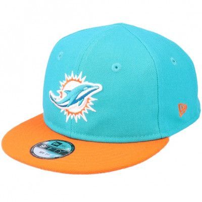 New Era - NFL Blå snapback Keps - Kids Miami Dolphins My 1St 9FIFTY Teal/Orange Strapback @ Hatstore