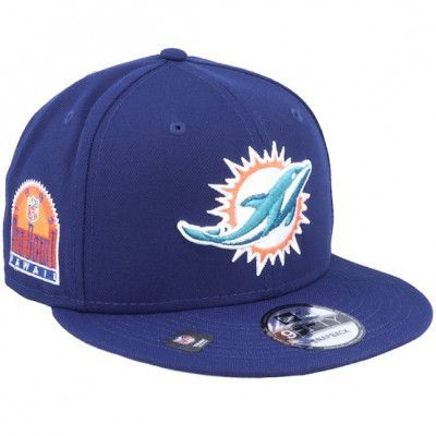 New Era - NFL Blå snapback Keps - Miami Dolphins NFL Patch Up 9FIFTY Snapback @ Hatstore