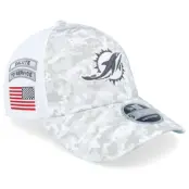 New Era - NFL Camo adjustable Keps - Miami Dolphins Nfl24 Salute To Service 9FORTY Camo/White Adjustable @ Hatstore