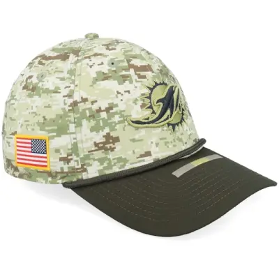 New Era - NFL Camo fitted Keps - Miami Dolphins NFL 39THIRTY Salute To Service Camo Fitted @ Hatstore