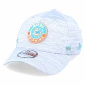 New Era - NFL Grå flexfit Keps - Miami Dolphins NFL 20 On Field Road 39Thirty Grey Flexfit @ Hatstore