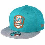 New Era - NFL Grön snapback Keps - Miami Dolphins 9Fifty On Field Teal Snapback @ Hatstore