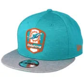 New Era - NFL Grön snapback Keps - Miami Dolphins 9Fifty On Field Teal Snapback @ Hatstore