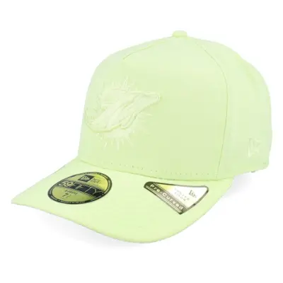 New Era - NFL Gul fitted Keps - Miami Dolphins 59FIFTY Color Pack Pastel Yellow A-frame Fitted @ Hatstore