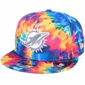 New Era - NFL Multi snapback Keps - Miami Dolphins Crucial Catch 9Fifty Tie-Dye Multicolor Snapback @ Hatstore