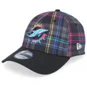 New Era - NFL Svart flexfit Keps - Miami Dolphins NFL24 Crucial Catch 39THIRTY Tartarn/Black Flexfit @ Hatstore