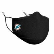 New Era - NFL Svart Mask - Miami Dolphins 1-Pack Black Face Mask @ Hatstore