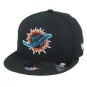 New Era - NFL Svart snapback Keps - Kids Miami Dolphins NFL 20 Draft Official 9Fifty Black Snapback @ Hatstore