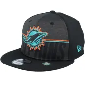 New Era - NFL Svart snapback Keps - Miami Dolphins 9FIFTY NFL Training 23 Black Snapback @ Hatstore