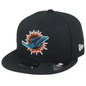 New Era - NFL Svart snapback Keps - Miami Dolphins NFL 20 Draft Official 9Fifty Black Snapback @ Hatstore