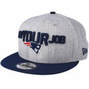 Keps New England Patriots 2018 NFL Draft On-Stage Grey/Navy Snapback - New Era - Grå Snapback