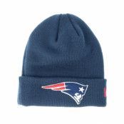 New Era - NFL Blå Beanie - Kids New England Patriots Junior Essential Navy Cuff @ Hatstore