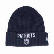 New Era - NFL Blå cuff Beanie - New England Patriots Team Flag Beanie Navy Cuff @ Hatstore