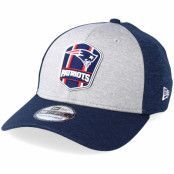 New Era - NFL Blå flexfit Keps - New England Patriots 39Thirty On Field 2 Navy/Grey Flexfit @ Hatstore