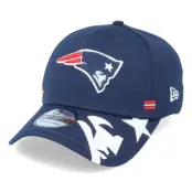 New Era - NFL Blå flexfit Keps - New England Patriots NFL 20 Side Lines Home 39Thirty OTC Navy Flexfit @ Hatstore