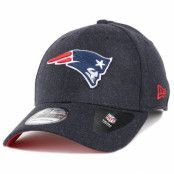 New Era - NFL Blå flexfit Keps - New England Patriots Team Heather Navy 39Thirty @ Hatstore