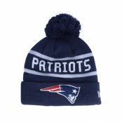 New Era - NFL Blå pom Beanie - New England Patriots Jake Cuff Knit Osb Navy Pom @ Hatstore