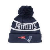 New Era - NFL Blå pom Beanie - New England Patriots Otc NFL Jake Navy Pom @ Hatstore