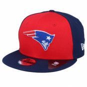 New Era - NFL Blå snapback Keps - Kids New England Patriots Character Front 9Fifty Red/Navy Snapback @ Hatstore