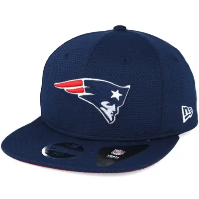 New Era - NFL Blå snapback Keps - Kids New England Patriots Jr NFL Trainging Mesh Navy 9fifty Snapback @ Hatstore