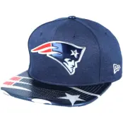 New Era - NFL Blå snapback Keps - New England Patriots Draft 2017 9Fifty Navy Snapback @ Hatstore