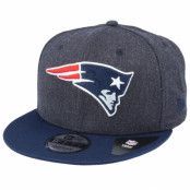 New Era - NFL Blå snapback Keps - New England Patriots Heather Crown 9Fifty Navy Snapback @ Hatstore